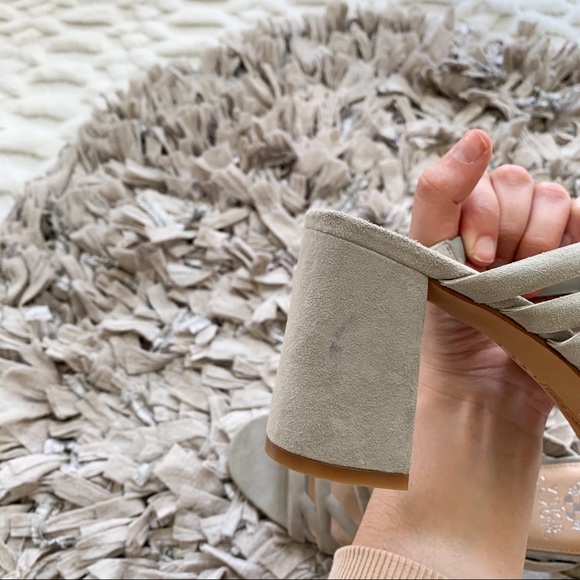 Vince Camuto Raveana Caged Mule in Light Grey - Picture 7 of 8